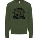 Grandad & Granddaughters Grandparent's Day Mens Sweatshirt Jumper Forest Green