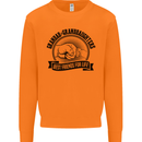Grandad & Granddaughters Grandparent's Day Mens Sweatshirt Jumper Orange
