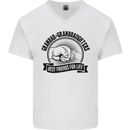 Grandad & Granddaughters Grandparent's Day Mens V-Neck Cotton T-Shirt White