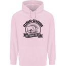 Grandad & Grandson Grandparent's Day Childrens Kids Hoodie Light Pink