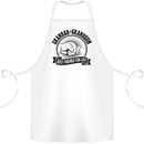 Grandad & Grandson Grandparent's Day Cotton Apron 100% Organic White