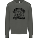 Grandad & Grandson Grandparent's Day Kids Sweatshirt Jumper Storm Grey