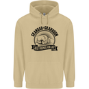 Grandad & Grandson Grandparent's Day Mens 80% Cotton Hoodie Sand