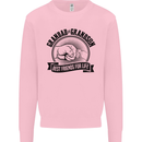 Grandad & Grandson Grandparent's Day Mens Sweatshirt Jumper Light Pink