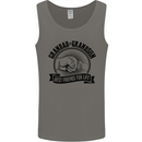 Grandad & Grandson Grandparent's Day Mens Vest Tank Top Charcoal
