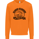 Grandad & Grandsons Grandparent's Day Mens Sweatshirt Jumper Orange