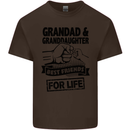 Grandad and Granddaughter Grandparent's Day Kids T-Shirt Childrens Chocolate
