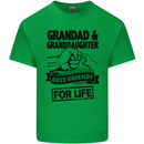 Grandad and Granddaughter Grandparent's Day Kids T-Shirt Childrens Irish Green