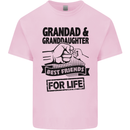 Grandad and Granddaughter Grandparent's Day Kids T-Shirt Childrens Light Pink