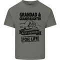Grandad and Granddaughter Grandparent's Day Mens Cotton T-Shirt Tee Top Charcoal