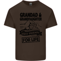 Grandad and Granddaughter Grandparent's Day Mens Cotton T-Shirt Tee Top Dark Chocolate