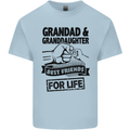 Grandad and Granddaughter Grandparent's Day Mens Cotton T-Shirt Tee Top Light Blue