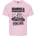 Grandad and Granddaughter Grandparent's Day Mens Cotton T-Shirt Tee Top Light Pink
