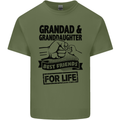 Grandad and Granddaughter Grandparent's Day Mens Cotton T-Shirt Tee Top Military Green