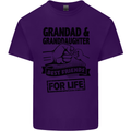Grandad and Granddaughter Grandparent's Day Mens Cotton T-Shirt Tee Top Purple