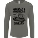 Grandad and Granddaughter Grandparent's Day Mens Long Sleeve T-Shirt Charcoal