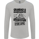 Grandad and Granddaughter Grandparent's Day Mens Long Sleeve T-Shirt Sports Grey