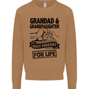 Grandad and Granddaughter Grandparent's Day Mens Sweatshirt Jumper Caramel Latte