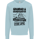 Grandad and Granddaughter Grandparent's Day Mens Sweatshirt Jumper Light Blue