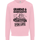 Grandad and Granddaughter Grandparent's Day Mens Sweatshirt Jumper Light Pink