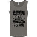 Grandad and Granddaughter Grandparent's Day Mens Vest Tank Top Charcoal