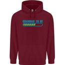 Grandad to Be Newborn Baby Grandparent Mens 80% Cotton Hoodie Maroon