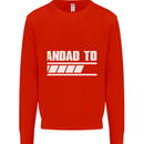 Grandad to Be Newborn Baby Grandparent Mens Sweatshirt Jumper Bright Red