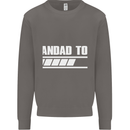 Grandad to Be Newborn Baby Grandparent Mens Sweatshirt Jumper Charcoal