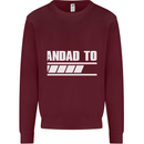 Grandad to Be Newborn Baby Grandparent Mens Sweatshirt Jumper Maroon