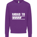 Grandad to Be Newborn Baby Grandparent Mens Sweatshirt Jumper Purple