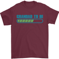 Grandad to Be Newborn Baby Grandparent Mens T-Shirt Cotton Gildan Maroon