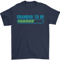 Grandad to Be Newborn Baby Grandparent Mens T-Shirt Cotton Gildan Navy Blue