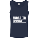 Grandad to Be Newborn Baby Grandparent Mens Vest Tank Top Navy Blue