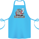Grandpa Grandpasaurus Grandparent's Day Cotton Apron 100% Organic Turquoise