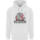 Grandpa Grandpasaurus Grandparent's Day Mens 80% Cotton Hoodie White