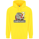Grandpa Grandpasaurus Grandparent's Day Mens 80% Cotton Hoodie Yellow