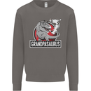 Grandpa Grandpasaurus Grandparent's Day Mens Sweatshirt Jumper Charcoal