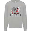 Grandpa Grandpasaurus Grandparent's Day Mens Sweatshirt Jumper Sports Grey