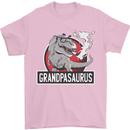 Grandpa Grandpasaurus Grandparent's Day Mens T-Shirt Cotton Gildan Light Pink