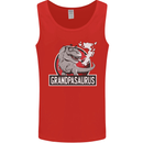 Grandpa Grandpasaurus Grandparent's Day Mens Vest Tank Top Red