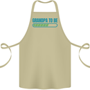 Grandpa to Be Funny New Baby Birth Cotton Apron 100% Organic Khaki