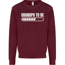 Grandpa to Be Newborn Baby Grandparent Mens Sweatshirt Jumper Maroon