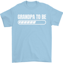 Grandpa to Be Newborn Baby Grandparent Mens T-Shirt Cotton Gildan Light Blue
