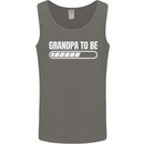 Grandpa to Be Newborn Baby Grandparent Mens Vest Tank Top Charcoal