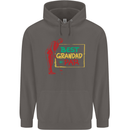 Grandparent's Day Best Grandad By Par Mens 80% Cotton Hoodie Charcoal