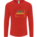 Grandparent's Day Best Grandad By Par Mens Long Sleeve T-Shirt Red