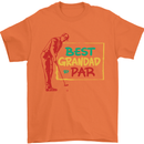 Grandparent's Day Best Grandad By Par Mens T-Shirt Cotton Gildan Orange