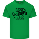 Grandparents Day Best Grandpa Ever Mens Cotton T-Shirt Tee Top Irish Green