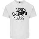 Grandparents Day Best Grandpa Ever Mens Cotton T-Shirt Tee Top White