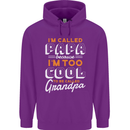 Grandparents Day I'm Called Papa Childrens Kids Hoodie Purple